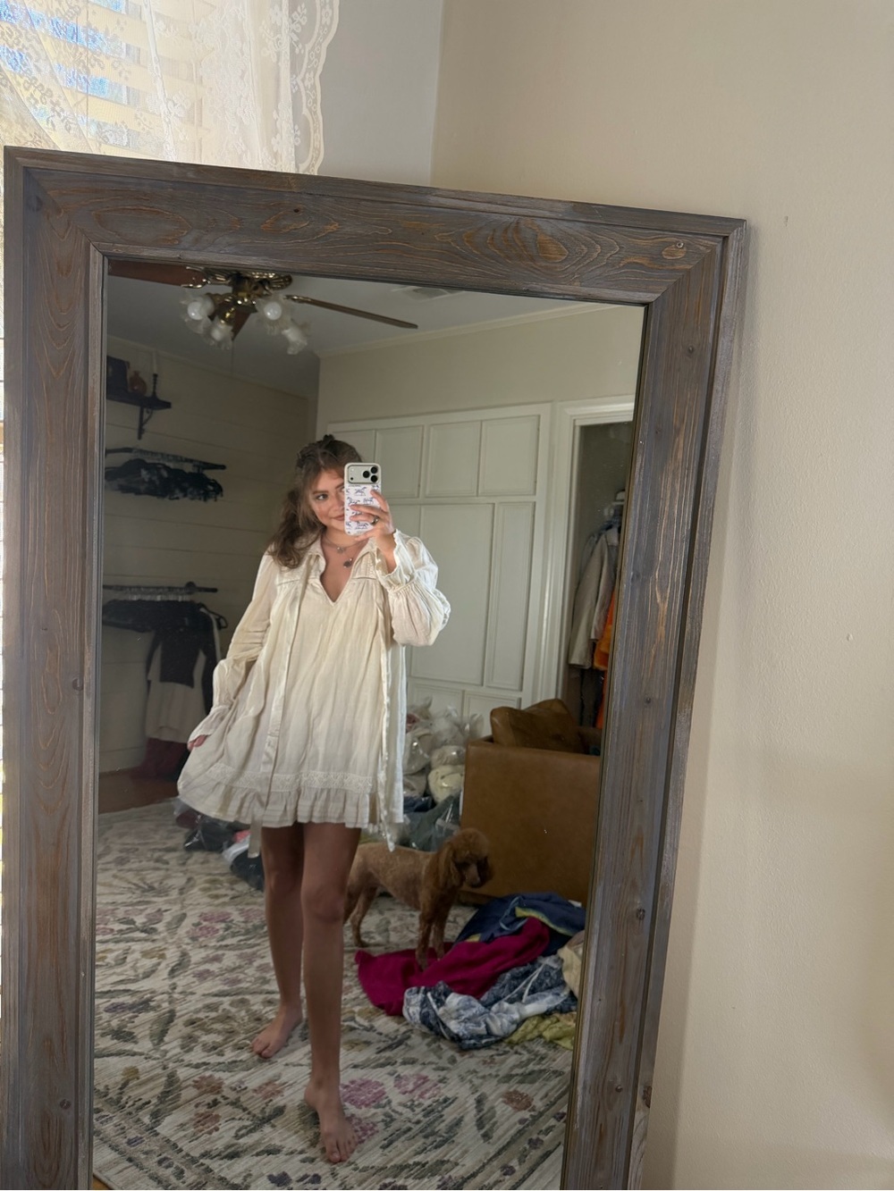 Free people 5 O'clock Tea Time Mini Dress